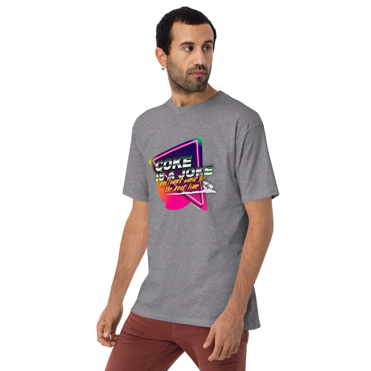 Team PP Coke is a Joke Men’s Premium Heavyweight Tee