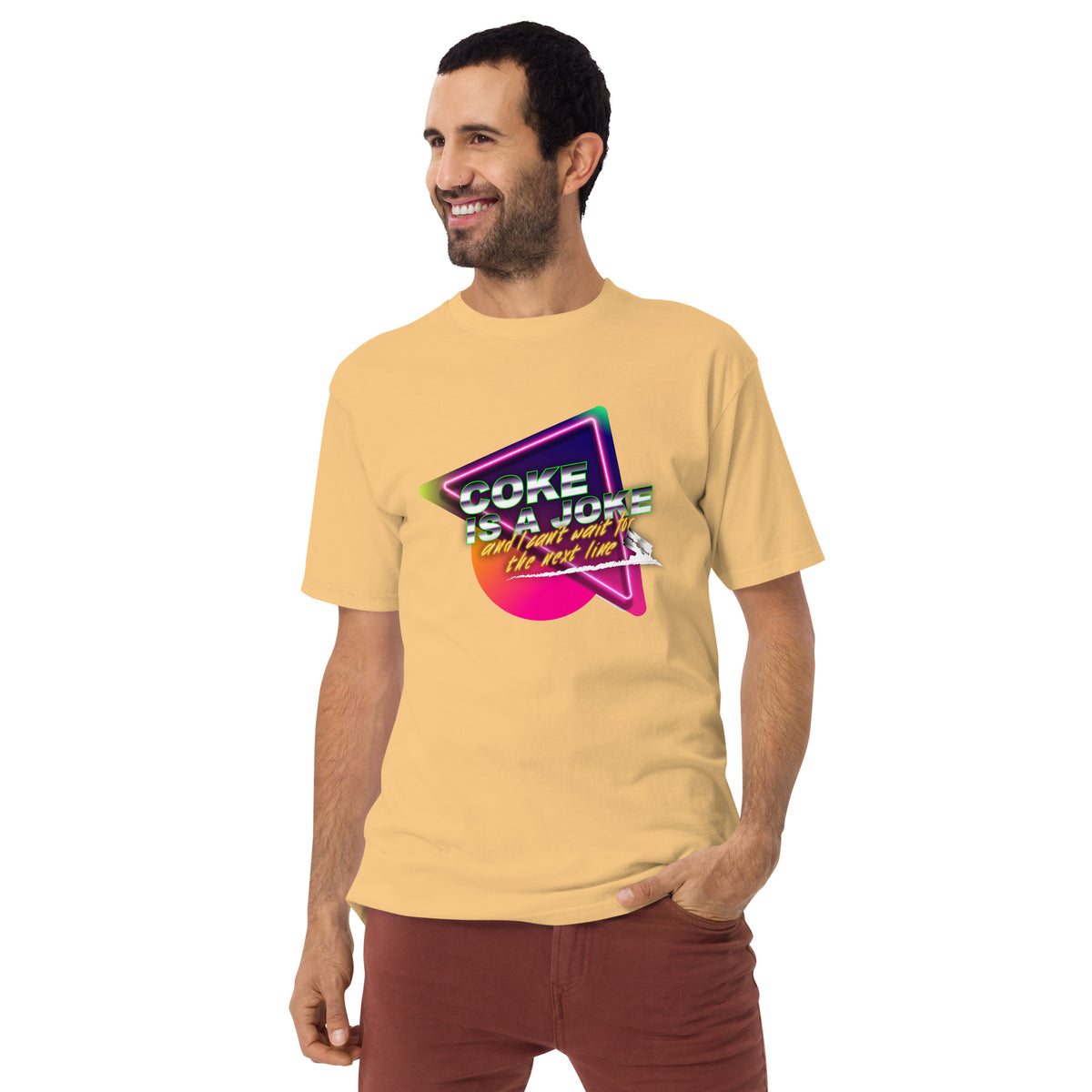 Team PP Coke is a Joke Men’s Premium Heavyweight Tee