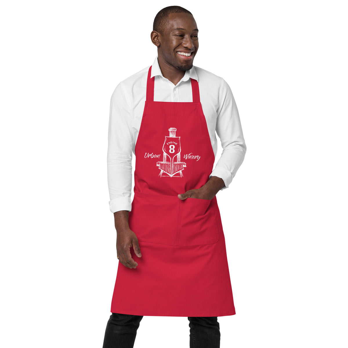 ENGINE 8 ORGANIC COTTON APRON