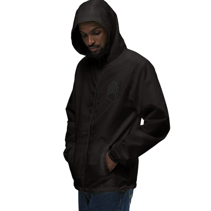 GRIZZLIES BLACKOUT UNISEX ZIP-UP WINDBREAKER