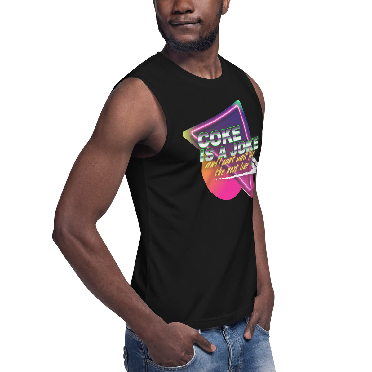 Team PP Coke is a Joke Muscle Shirt