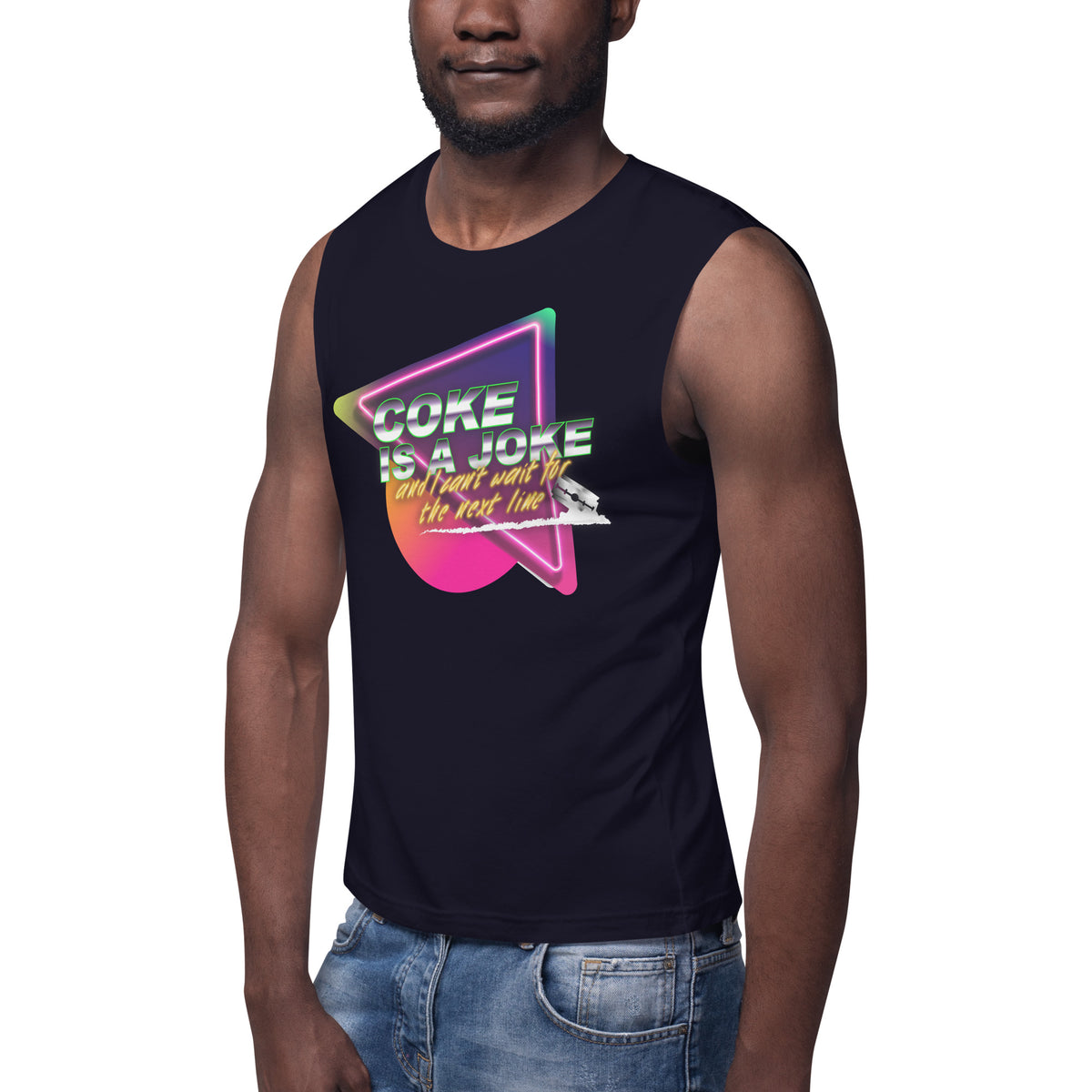 Team PP Coke is a Joke Muscle Shirt