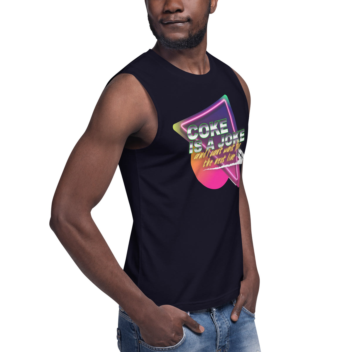 Team PP Coke is a Joke Muscle Shirt