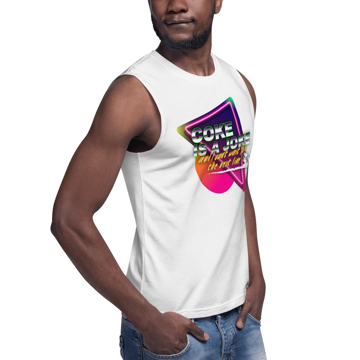 Team PP Coke is a Joke Muscle Shirt