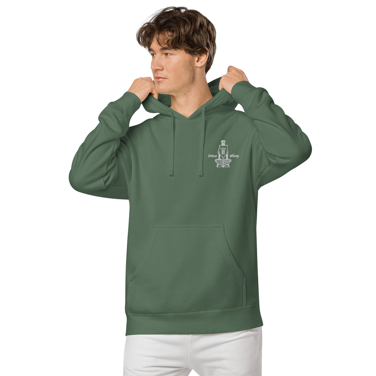 ENGINE 8 UNISEX PIGMENT-DYED HOODIE