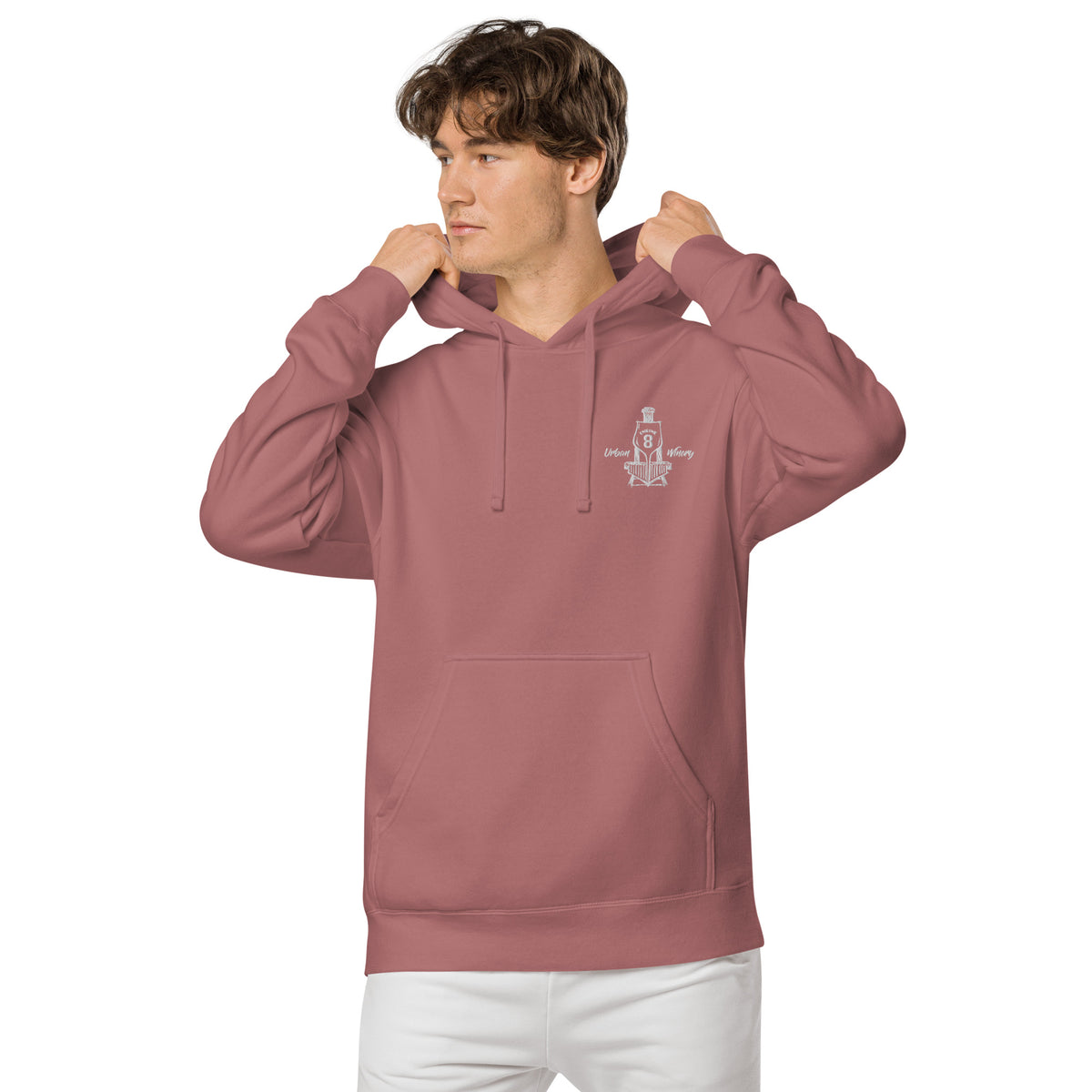 ENGINE 8 UNISEX PIGMENT-DYED HOODIE