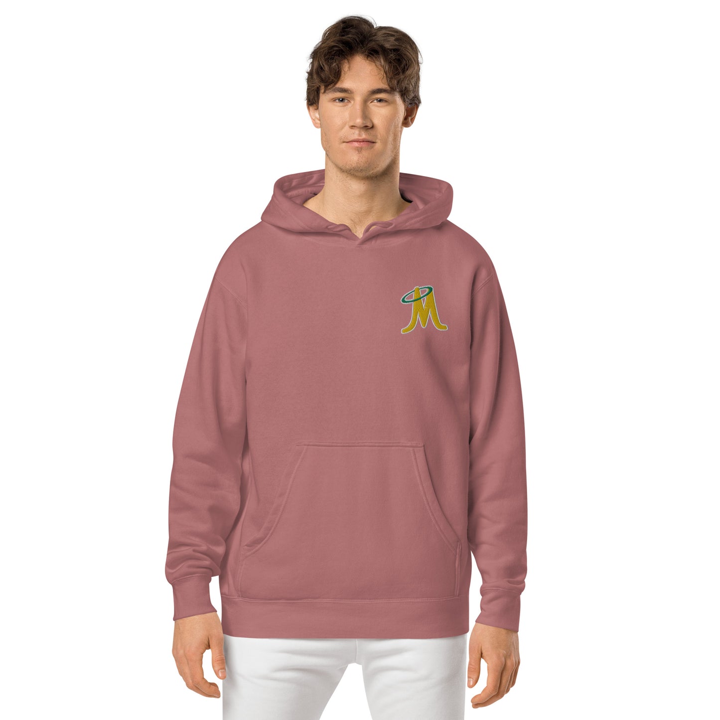 MINERS EMBROIDERED UNISEX PIGMENT DYED HOODIE