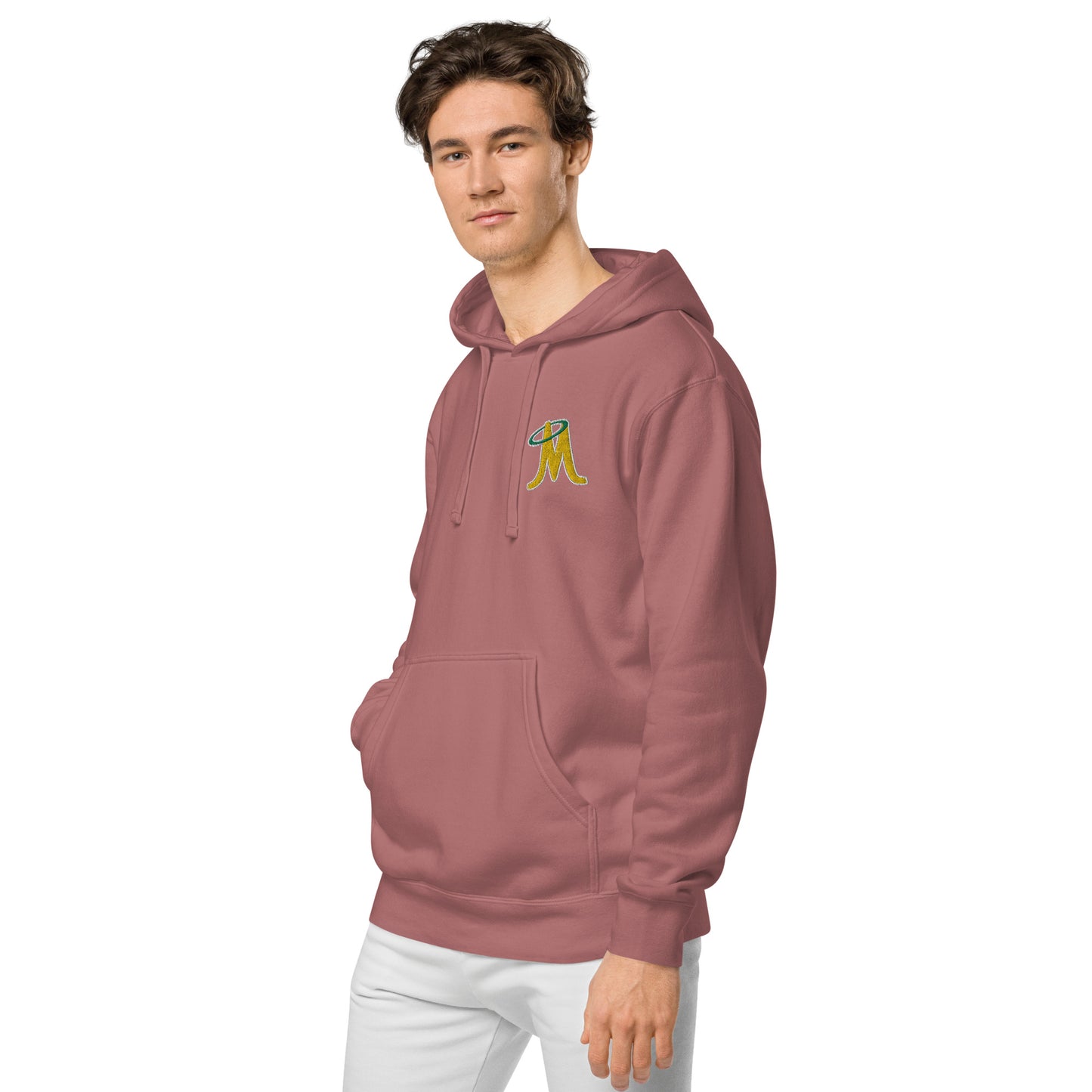 MINERS EMBROIDERED UNISEX PIGMENT DYED HOODIE