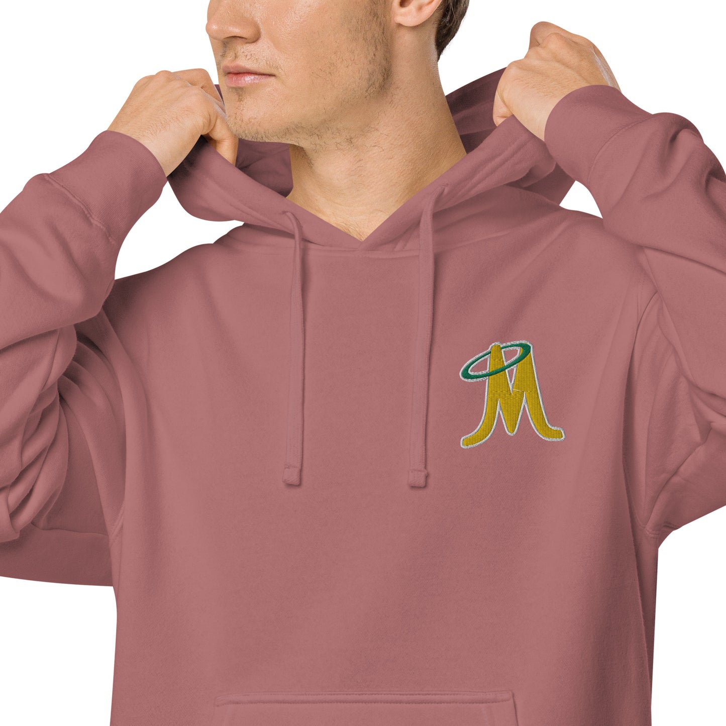 MINERS EMBROIDERED UNISEX PIGMENT DYED HOODIE