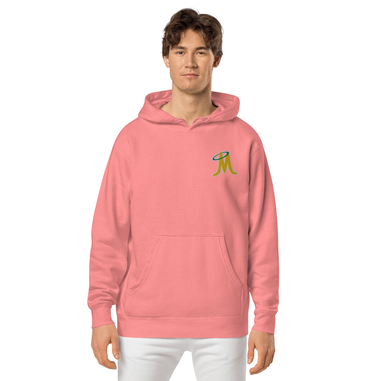 MINERS EMBROIDERED UNISEX PIGMENT DYED HOODIE