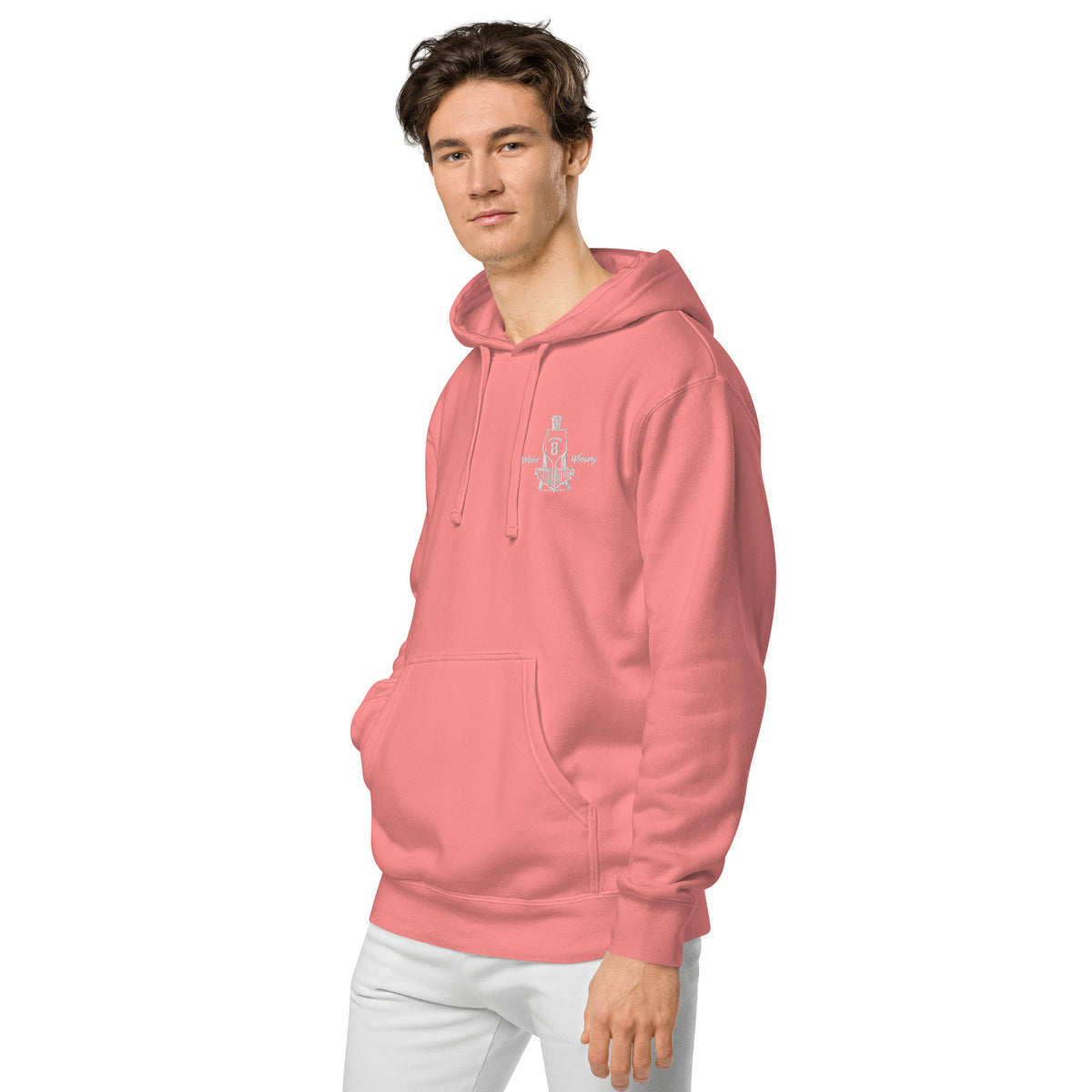 ENGINE 8 UNISEX PIGMENT-DYED HOODIE