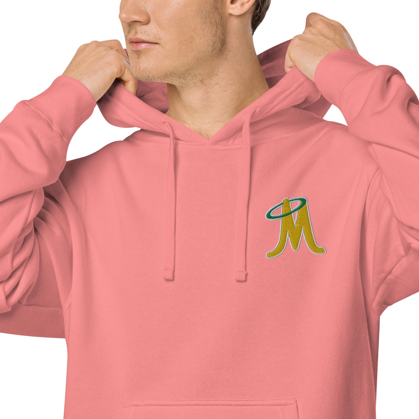 MINERS EMBROIDERED UNISEX PIGMENT DYED HOODIE
