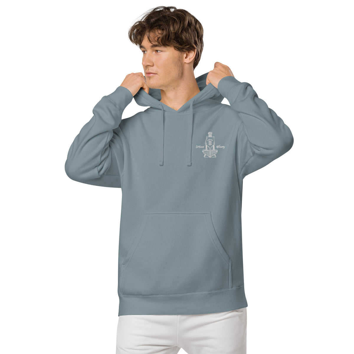 ENGINE 8 UNISEX PIGMENT-DYED HOODIE