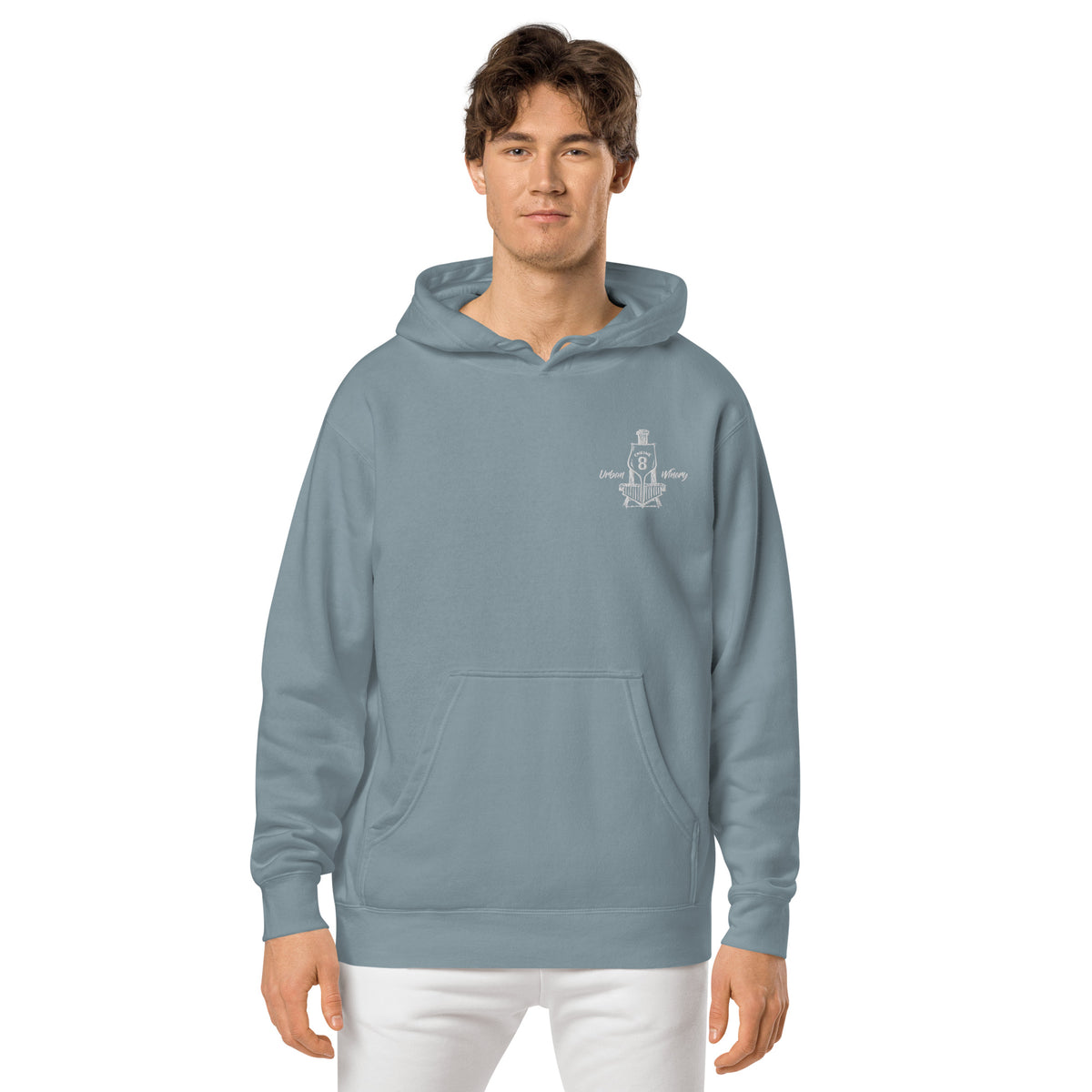 ENGINE 8 UNISEX PIGMENT-DYED HOODIE