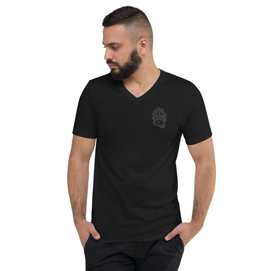 GRIZZLIES BLACKOUT UNISEX V NECK TEE