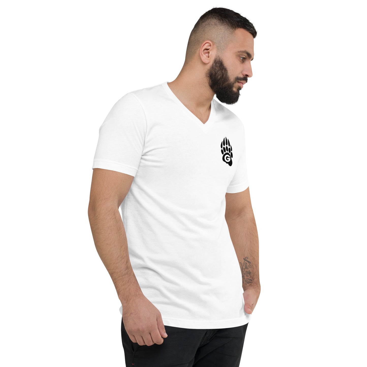 GRIZZLIES BLACKOUT UNISEX V NECK TEE