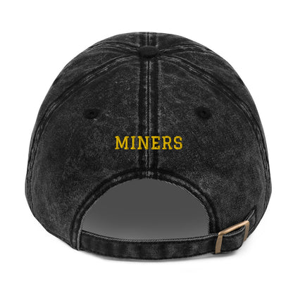 MINERS EMBROIDERED VINTAGE DAD HAT