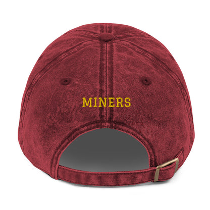 MINERS EMBROIDERED VINTAGE DAD HAT