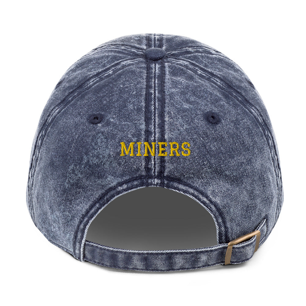 MINERS EMBROIDERED VINTAGE DAD HAT