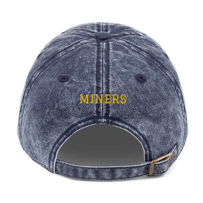 MINERS EMBROIDERED VINTAGE DAD HAT