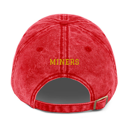 MINERS EMBROIDERED VINTAGE DAD HAT