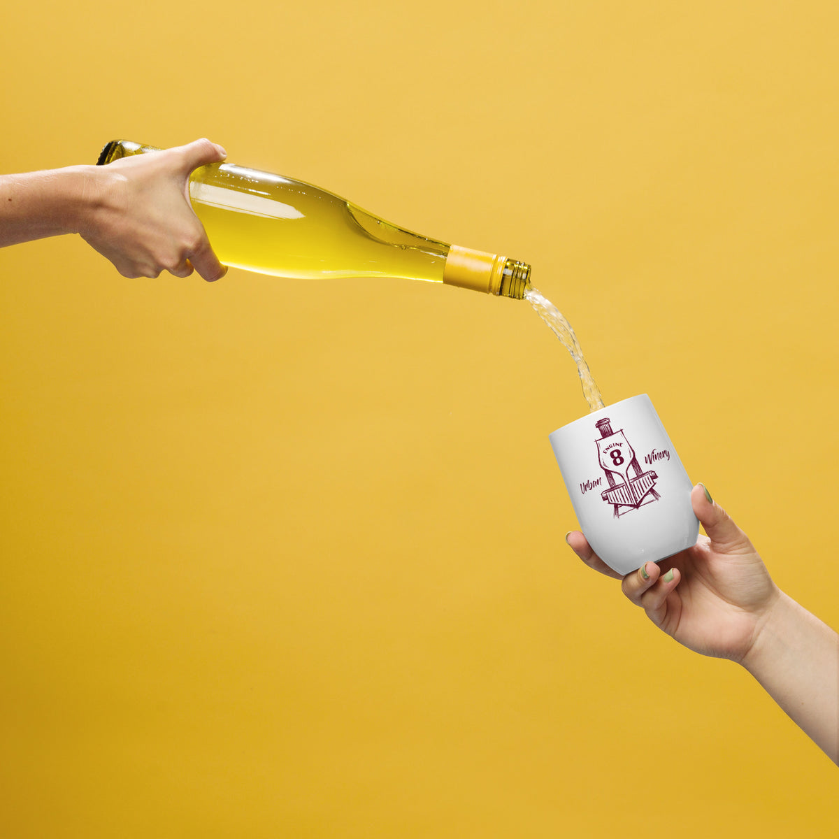 ENGINE 8 WINE TUMBLER