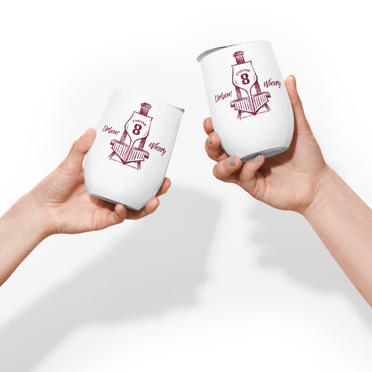 ENGINE 8 WINE TUMBLER