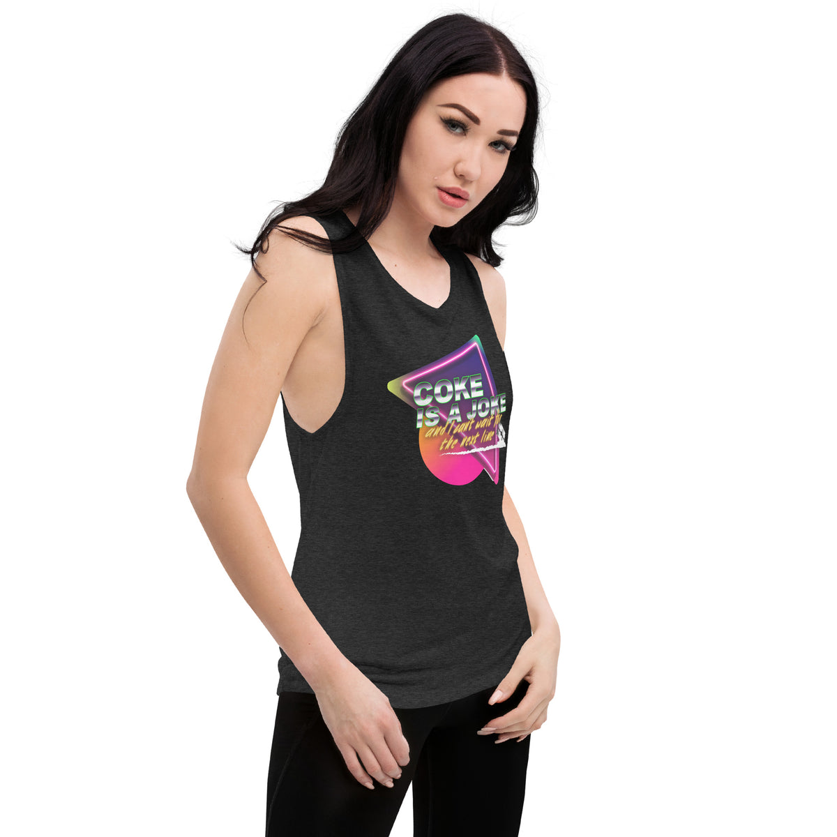 Team PP Coke is a Joke Ladies’ Muscle Tank