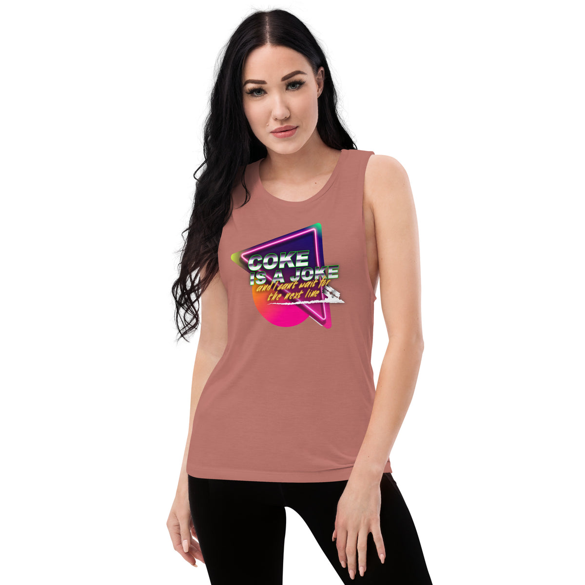 Team PP Coke is a Joke Ladies’ Muscle Tank