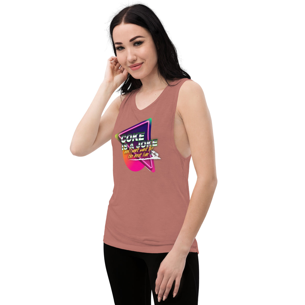 Team PP Coke is a Joke Ladies’ Muscle Tank
