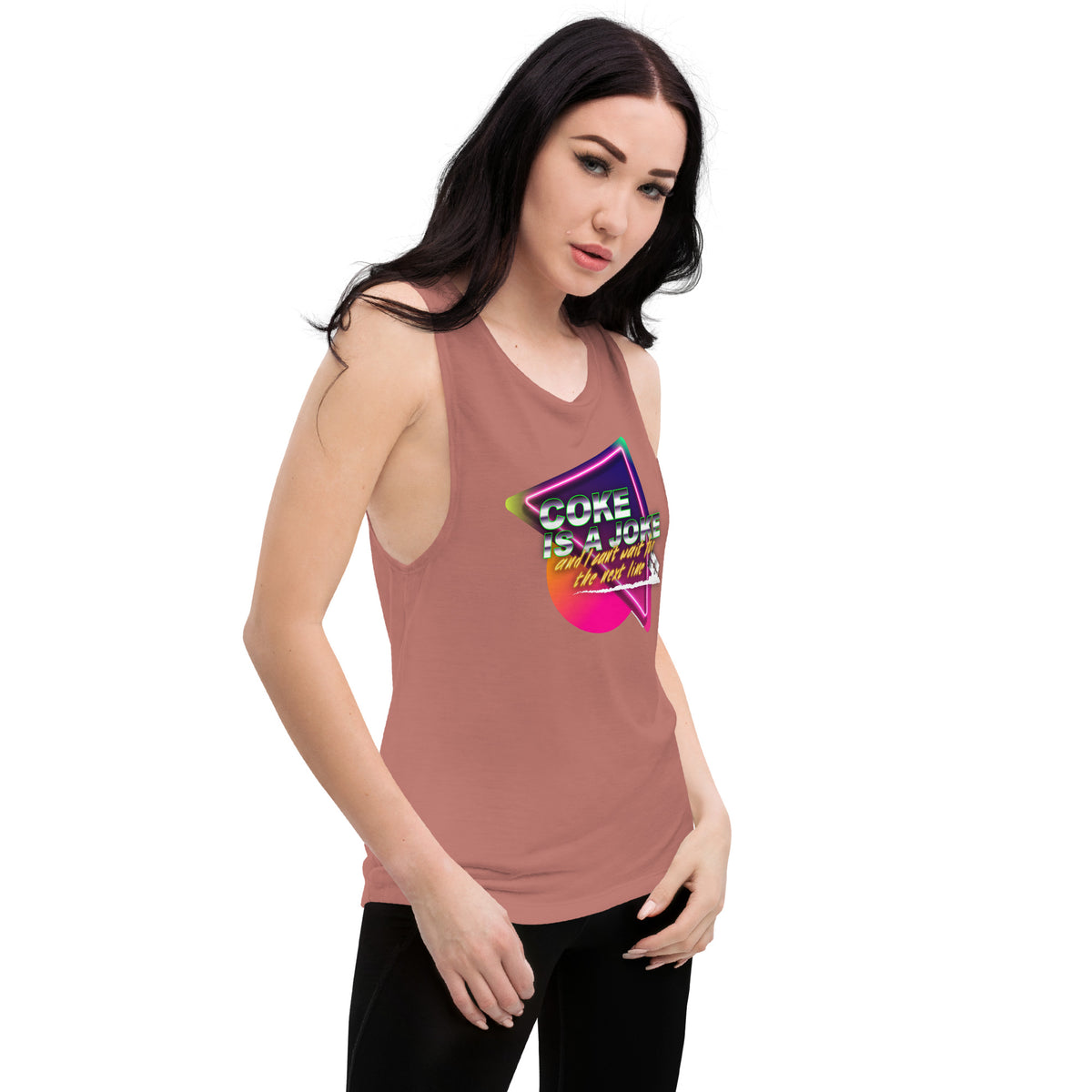 Team PP Coke is a Joke Ladies’ Muscle Tank