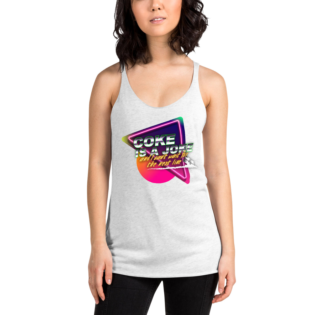 Team PP Coke is a Joke Women's Racerback Tank