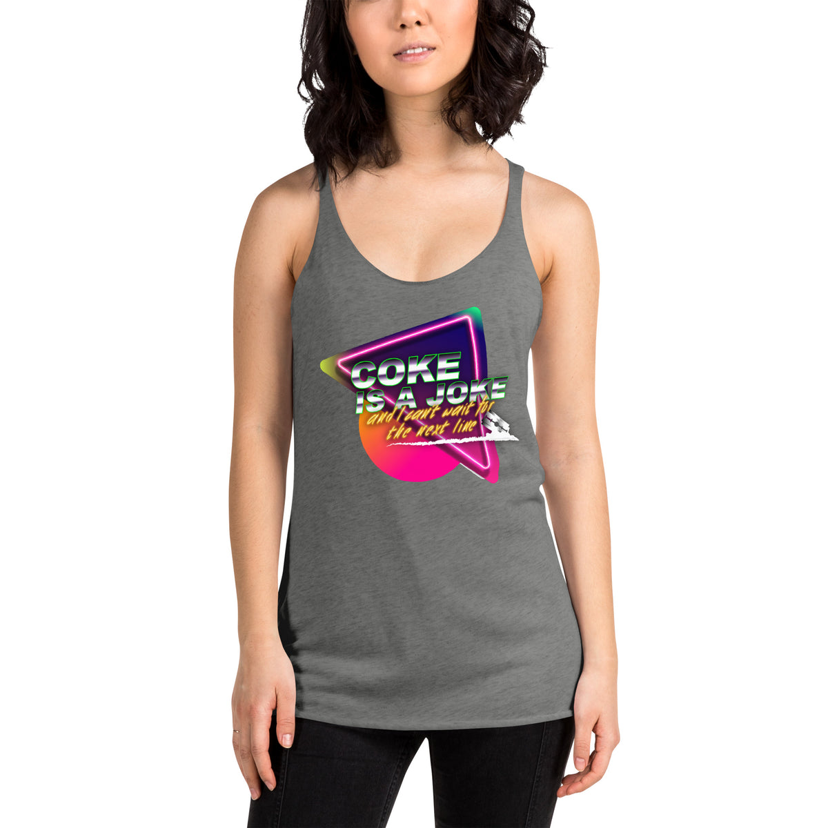 Team PP Coke is a Joke Women's Racerback Tank