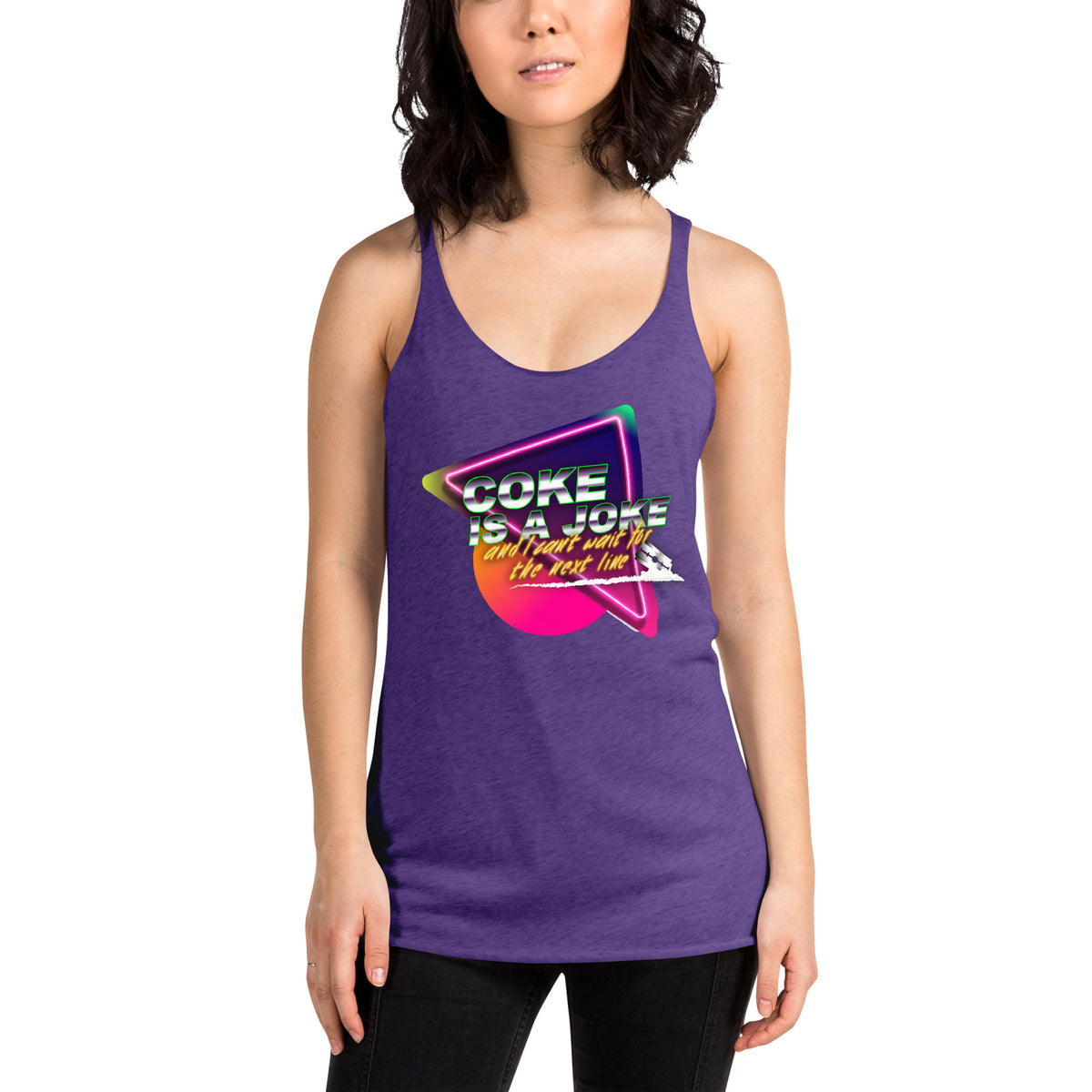Team PP Coke is a Joke Women's Racerback Tank