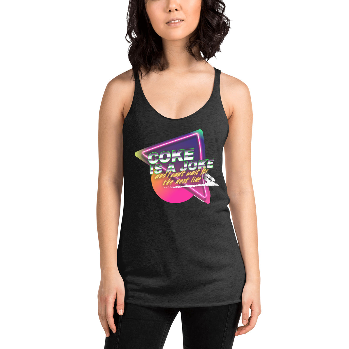 Team PP Coke is a Joke Women's Racerback Tank