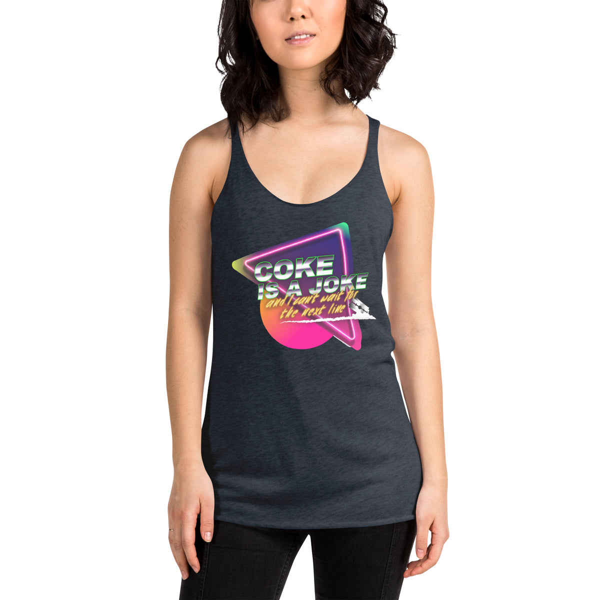 Team PP Coke is a Joke Women's Racerback Tank
