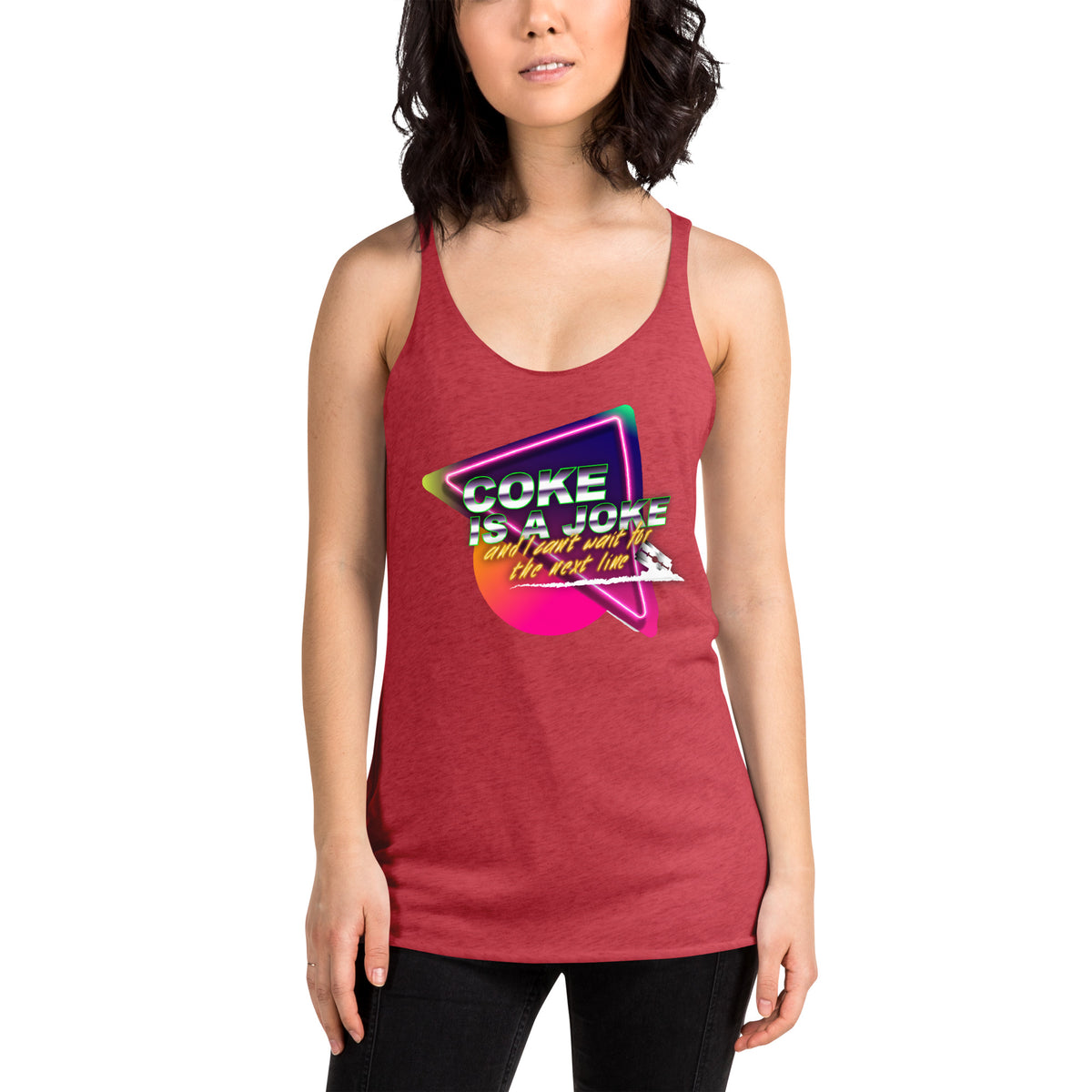 Team PP Coke is a Joke Women's Racerback Tank