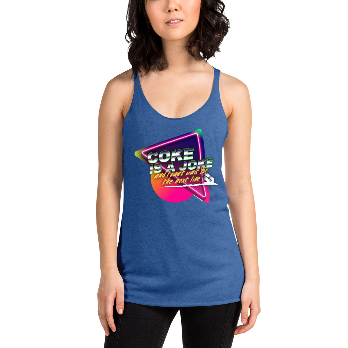Team PP Coke is a Joke Women's Racerback Tank