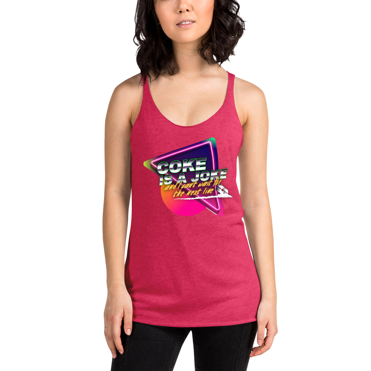 Team PP Coke is a Joke Women's Racerback Tank