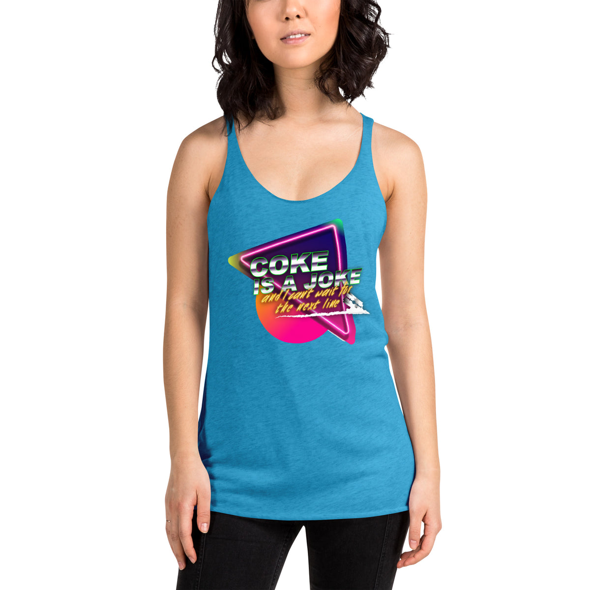 Team PP Coke is a Joke Women's Racerback Tank