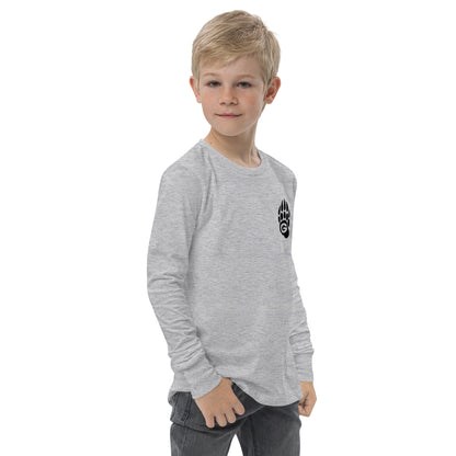 GRIZZLIES BLACKOUT YOUTH LONG SLEEVE SHIRT