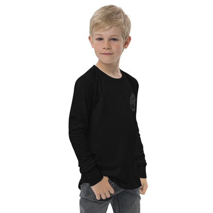 GRIZZLIES BLACKOUT YOUTH LONG SLEEVE SHIRT