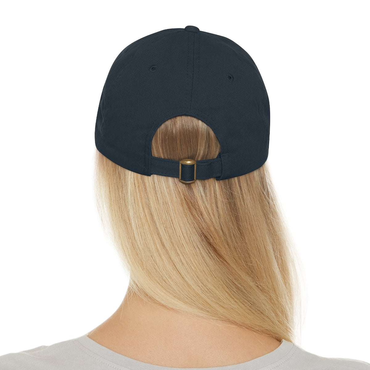 Coral Academy Dad Hat with Leather Patch