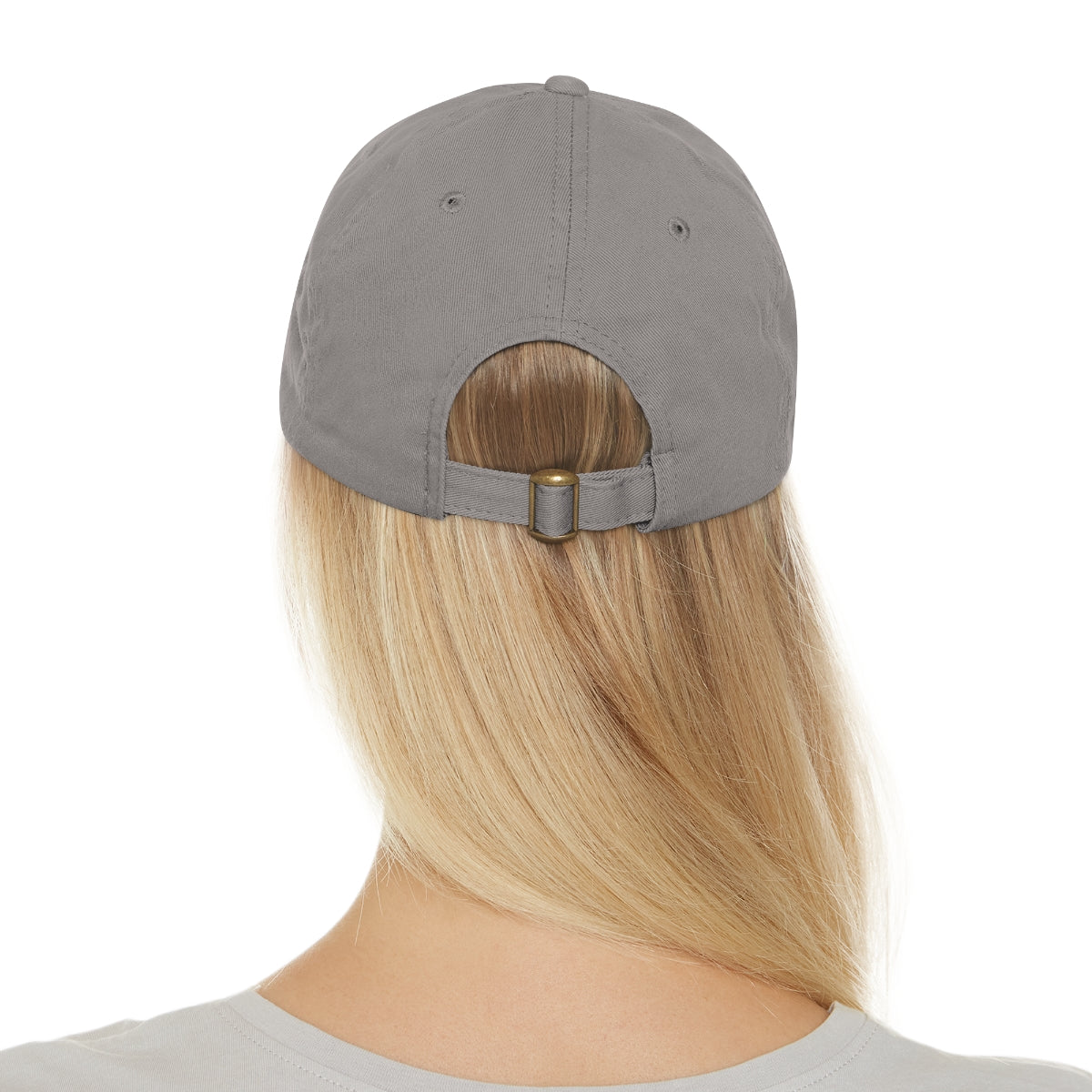 Coral Academy Dad Hat with Leather Patch