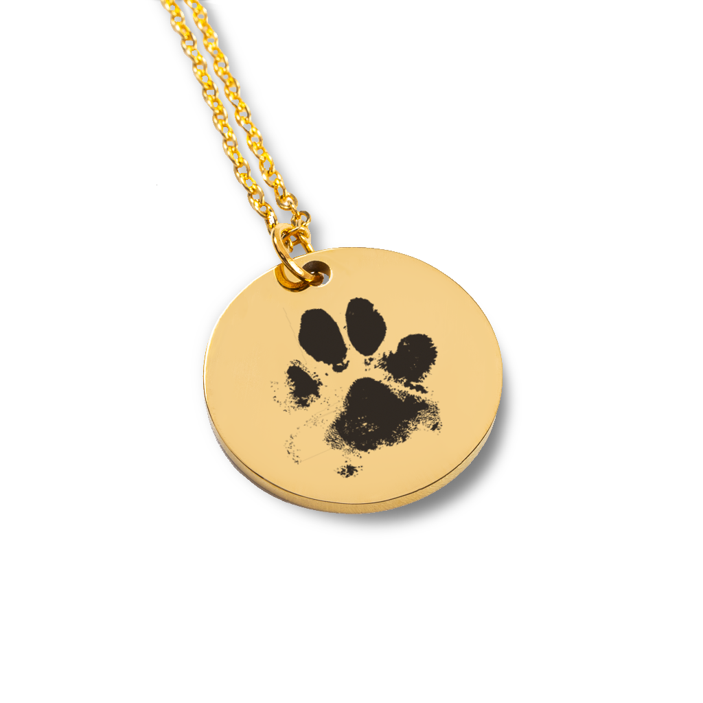 Custom Paw Print Necklace