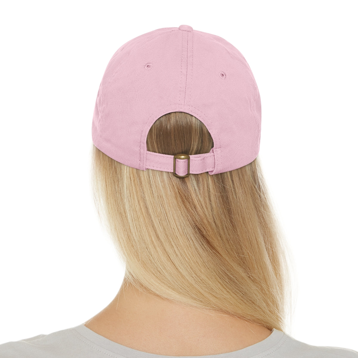 Coral Academy Dad Hat with Leather Patch