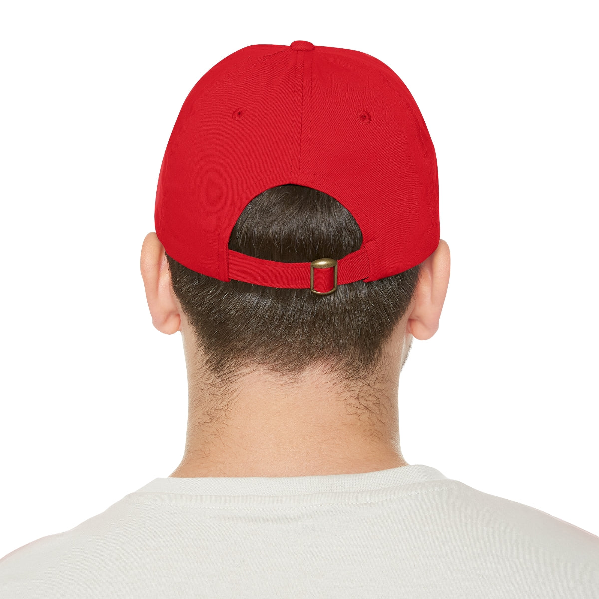 Coral Academy Dad Hat with Leather Patch