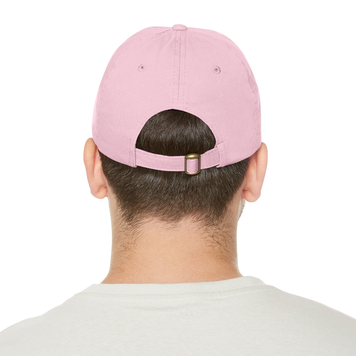 Coral Academy Dad Hat with Leather Patch