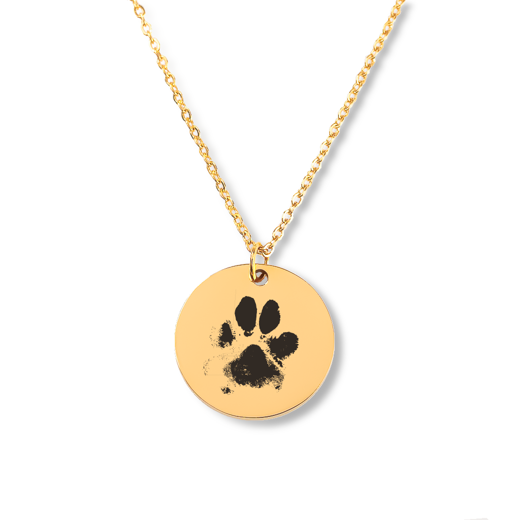 Custom Paw Print Necklace