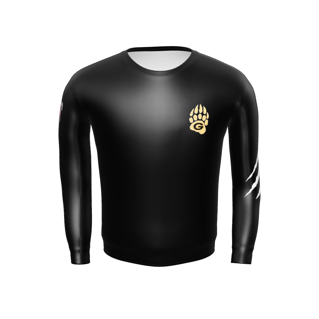 Custom 10U Grizzlies Sublimated Crew Sweatshirt